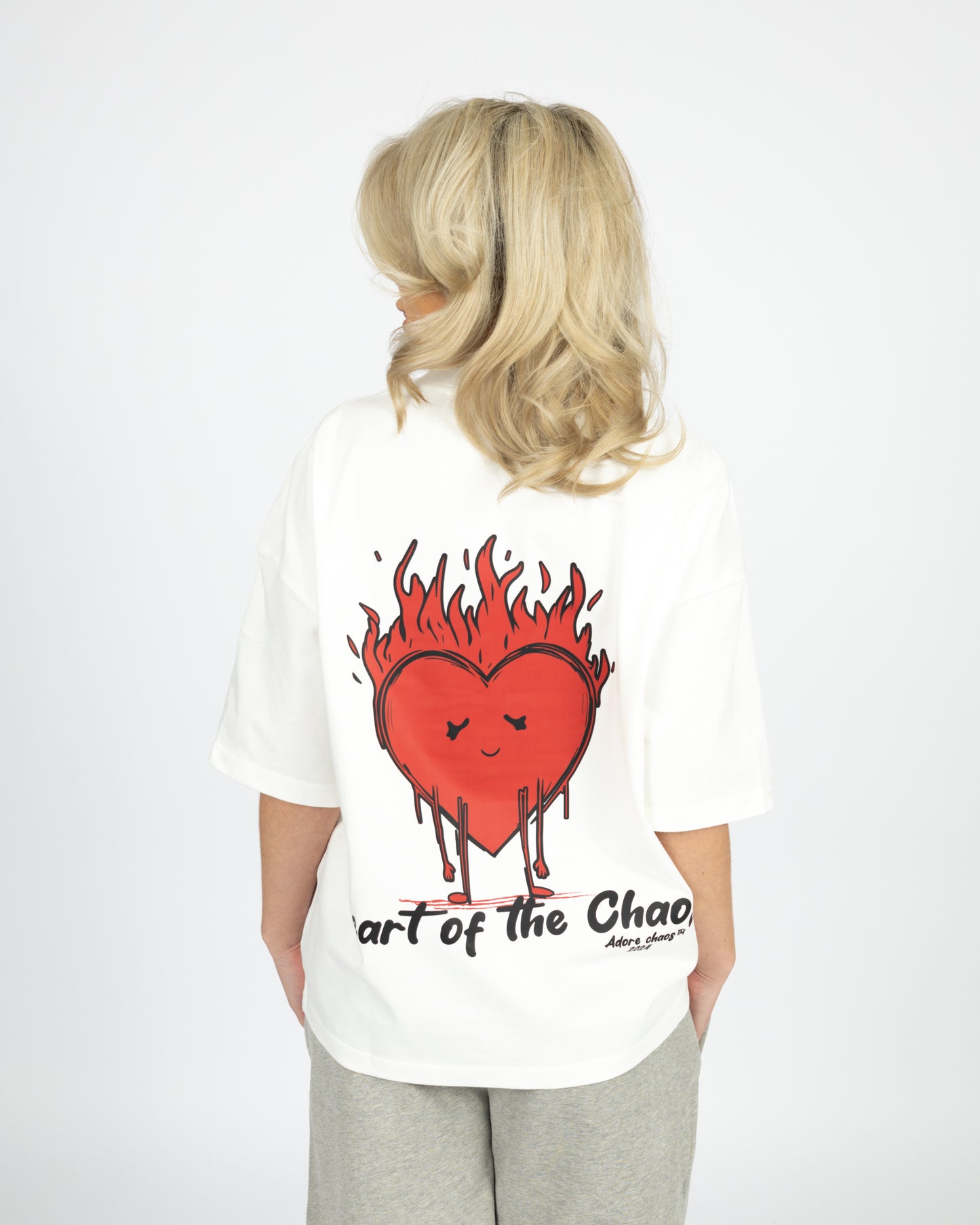 Heart Of The Chaos T-Shirt - White