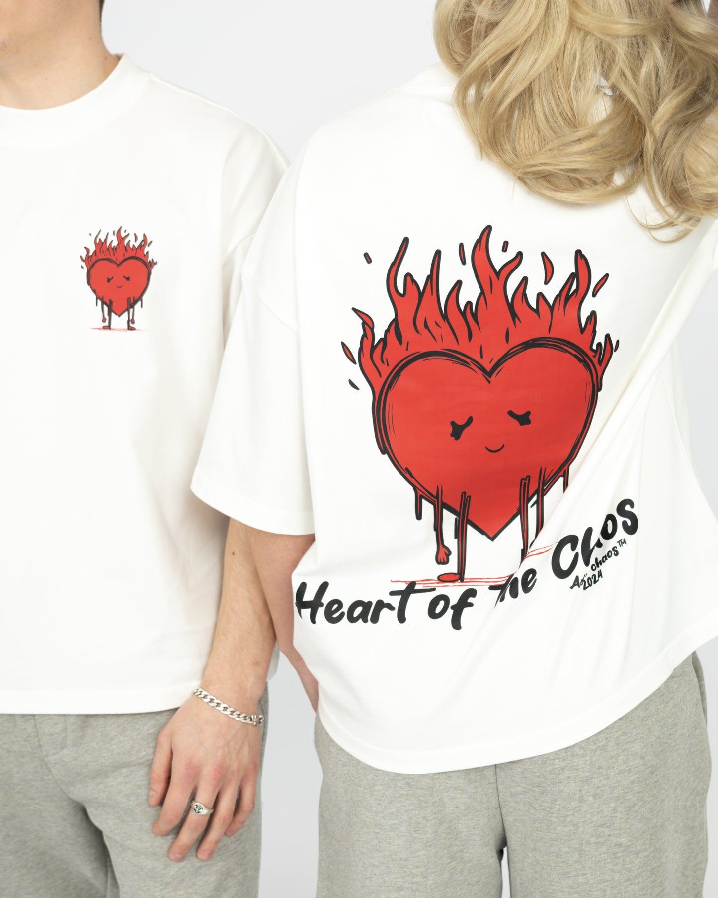 Heart Of The Chaos T-Shirt - White