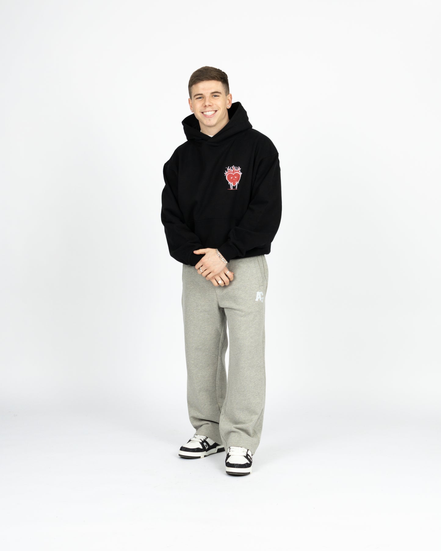 Heart Of The Chaos Hoodie - Black