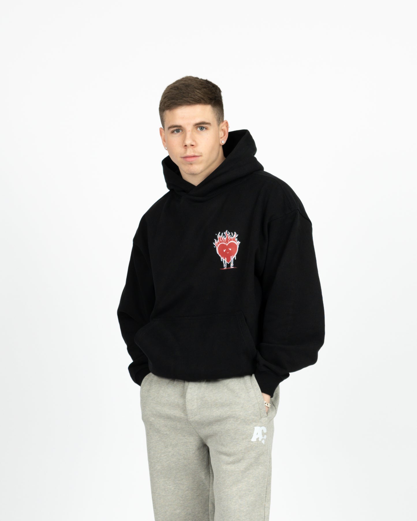 Heart Of The Chaos Hoodie - Black