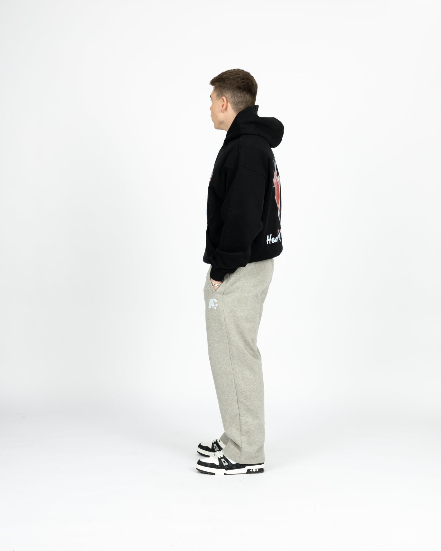 Heart Of The Chaos Hoodie - Black