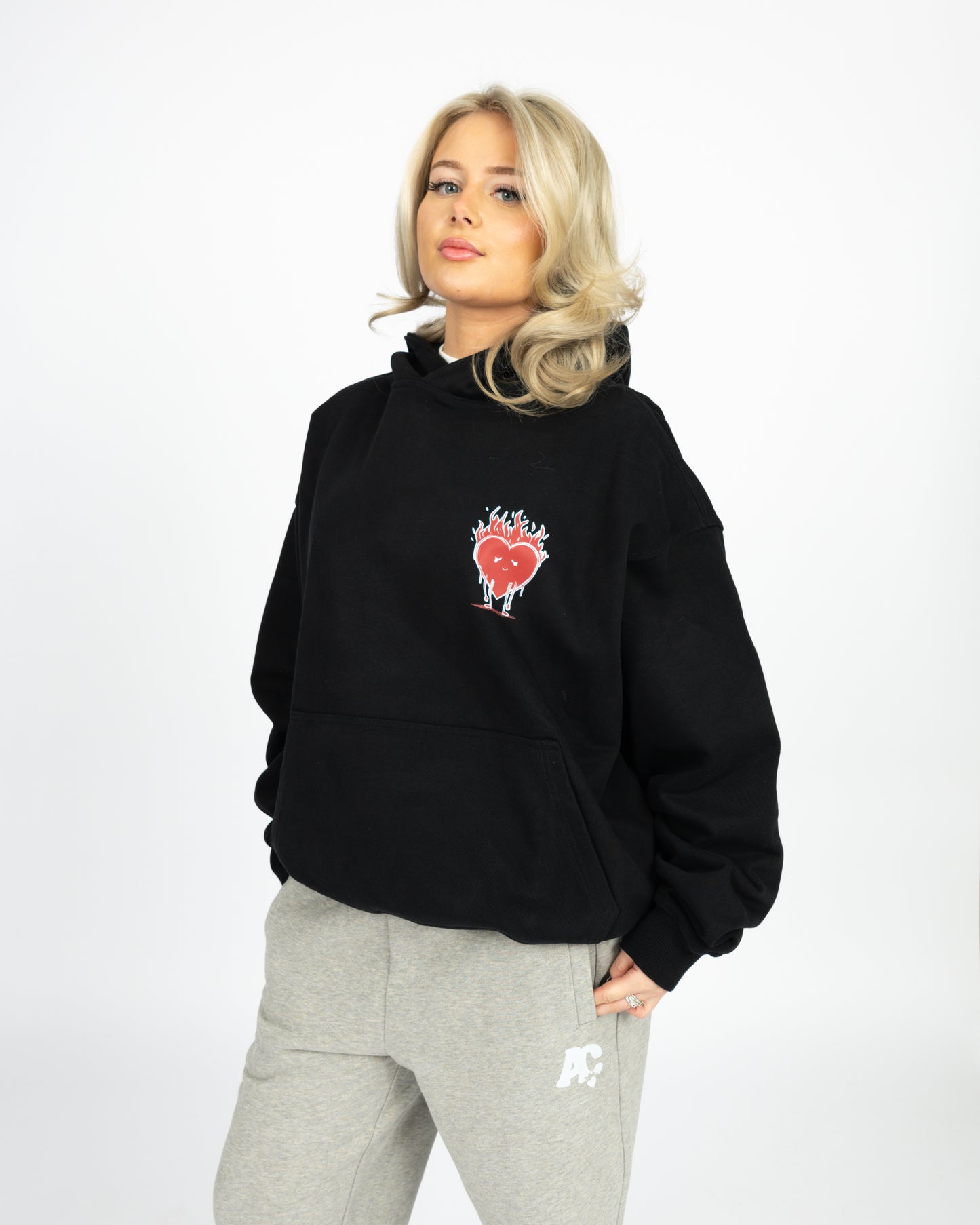 Heart Of The Chaos Hoodie - Black