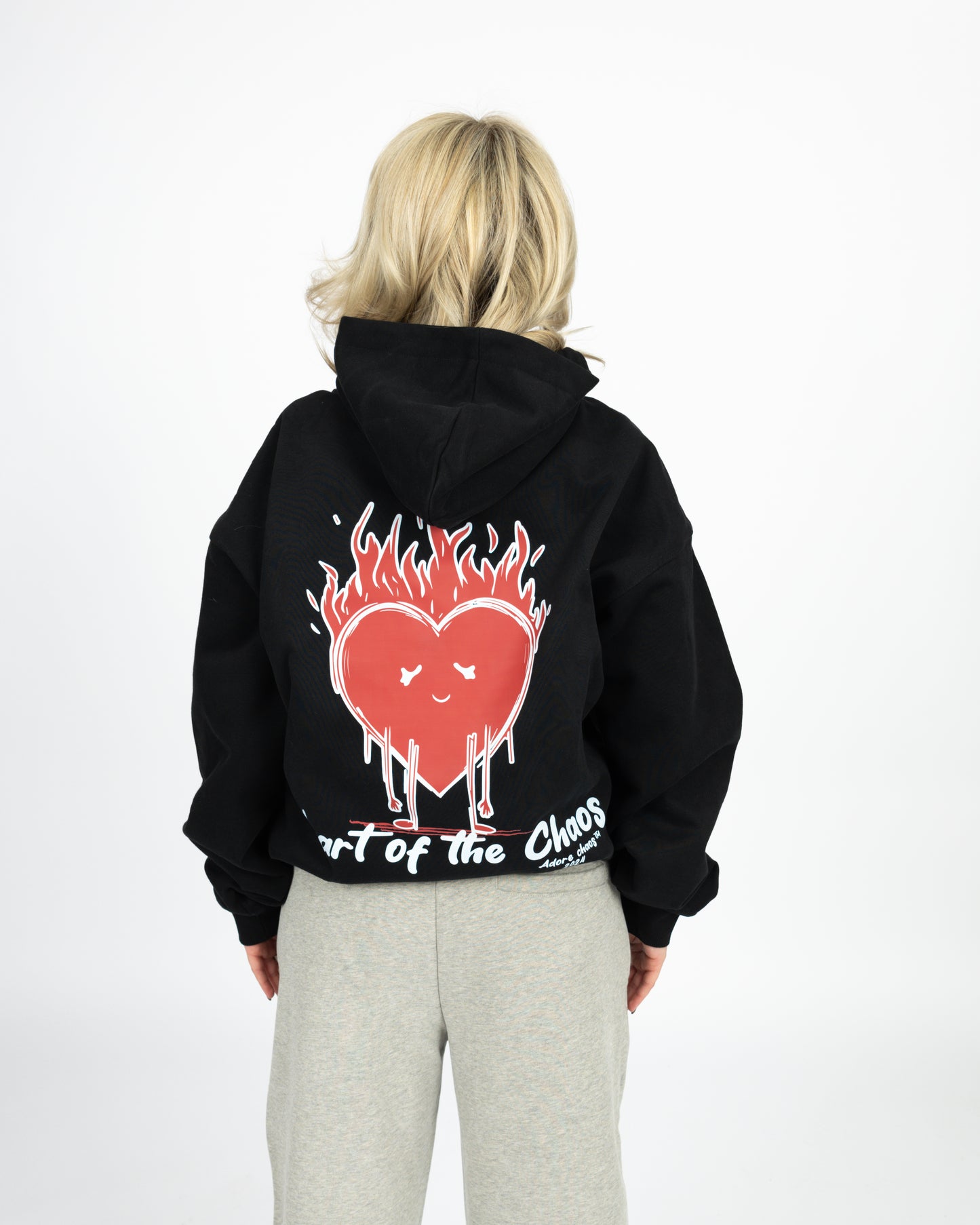 Heart Of The Chaos Hoodie - Black