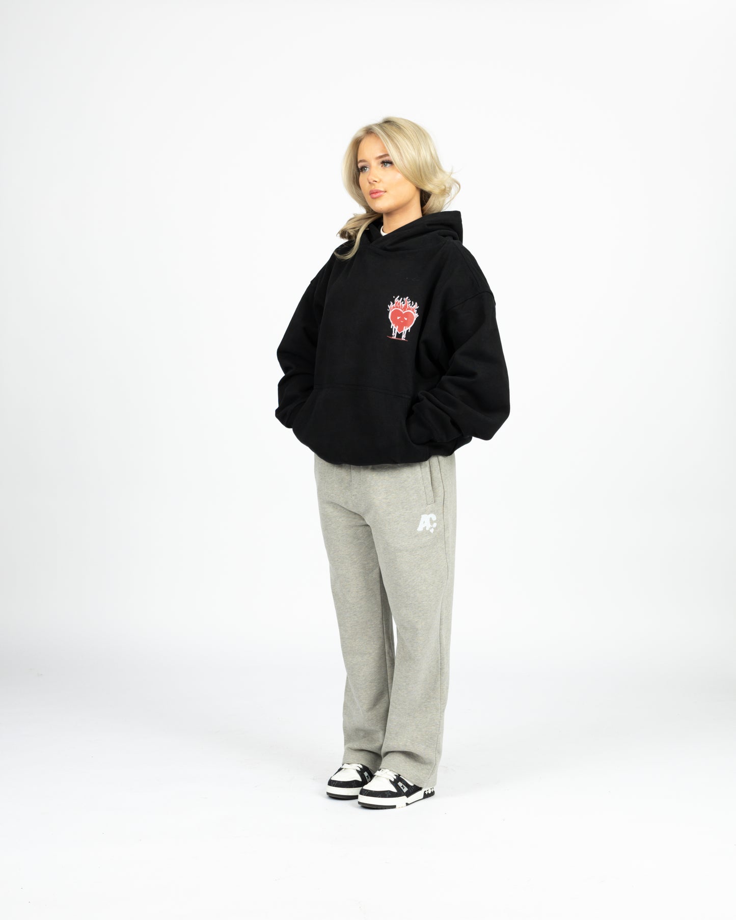 Heart Of The Chaos Hoodie - Black