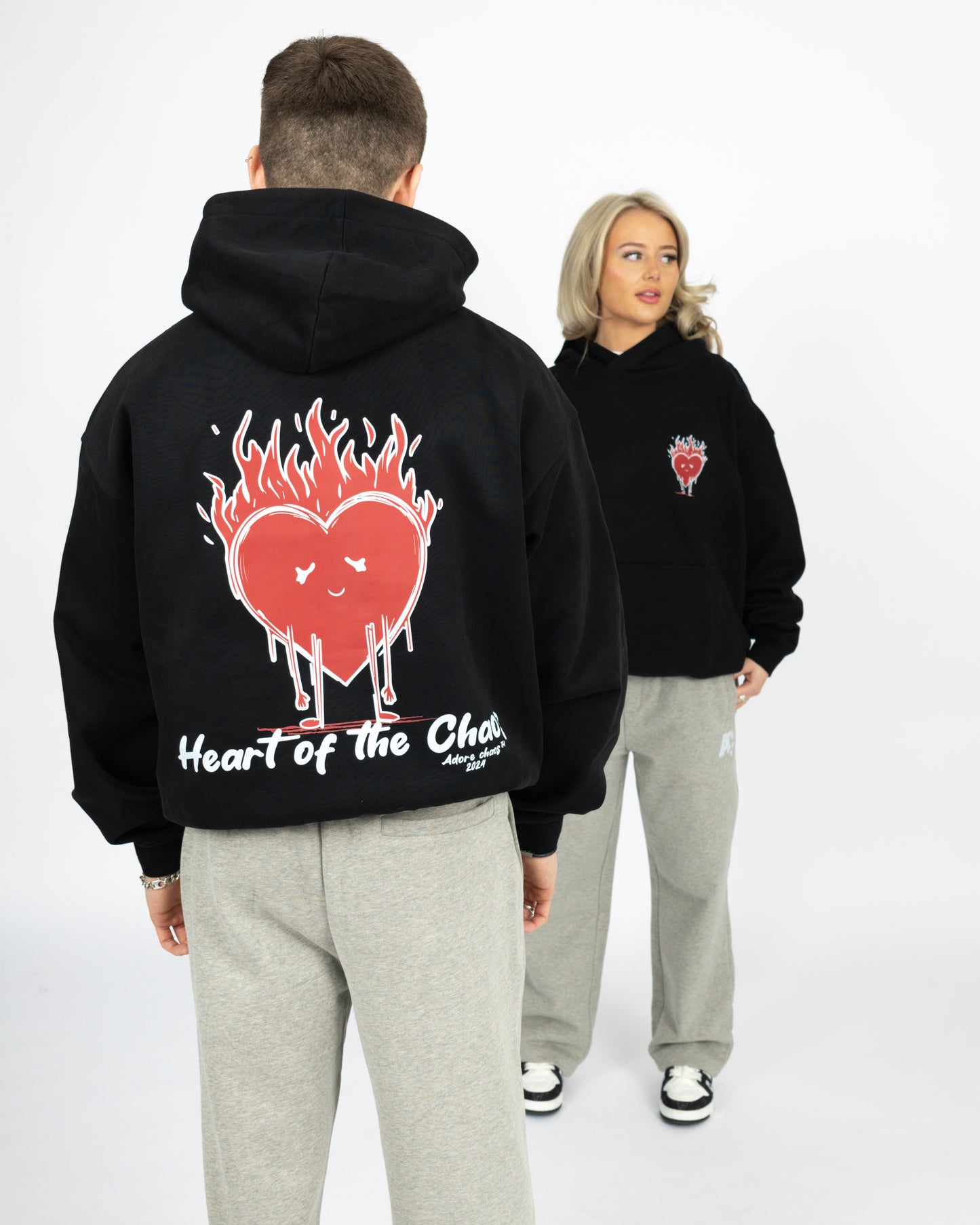 Heart Of The Chaos Hoodie - Black