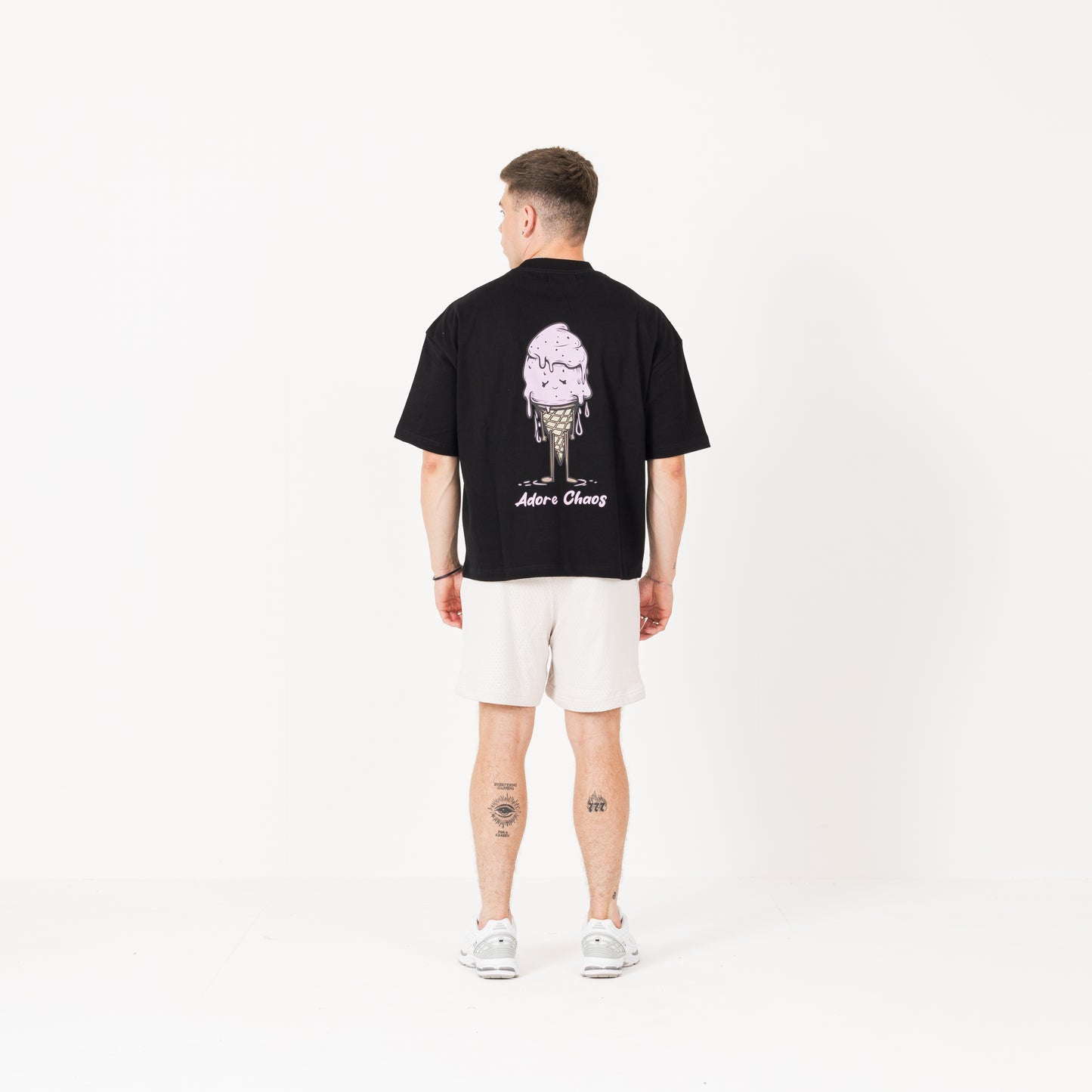 Ice Cream T-Shirt - Black / Pink