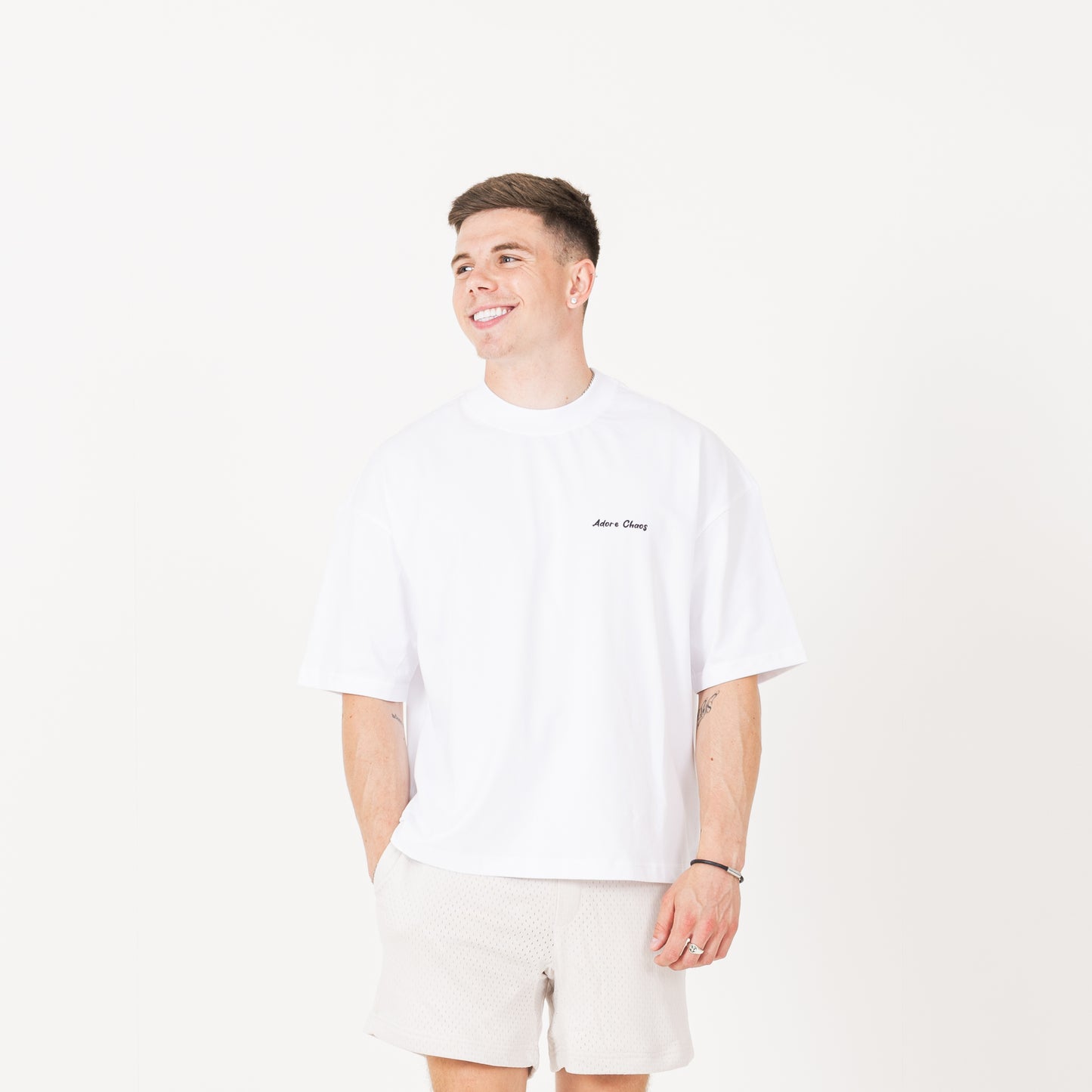 Ice Cream T-Shirt - White / Pink