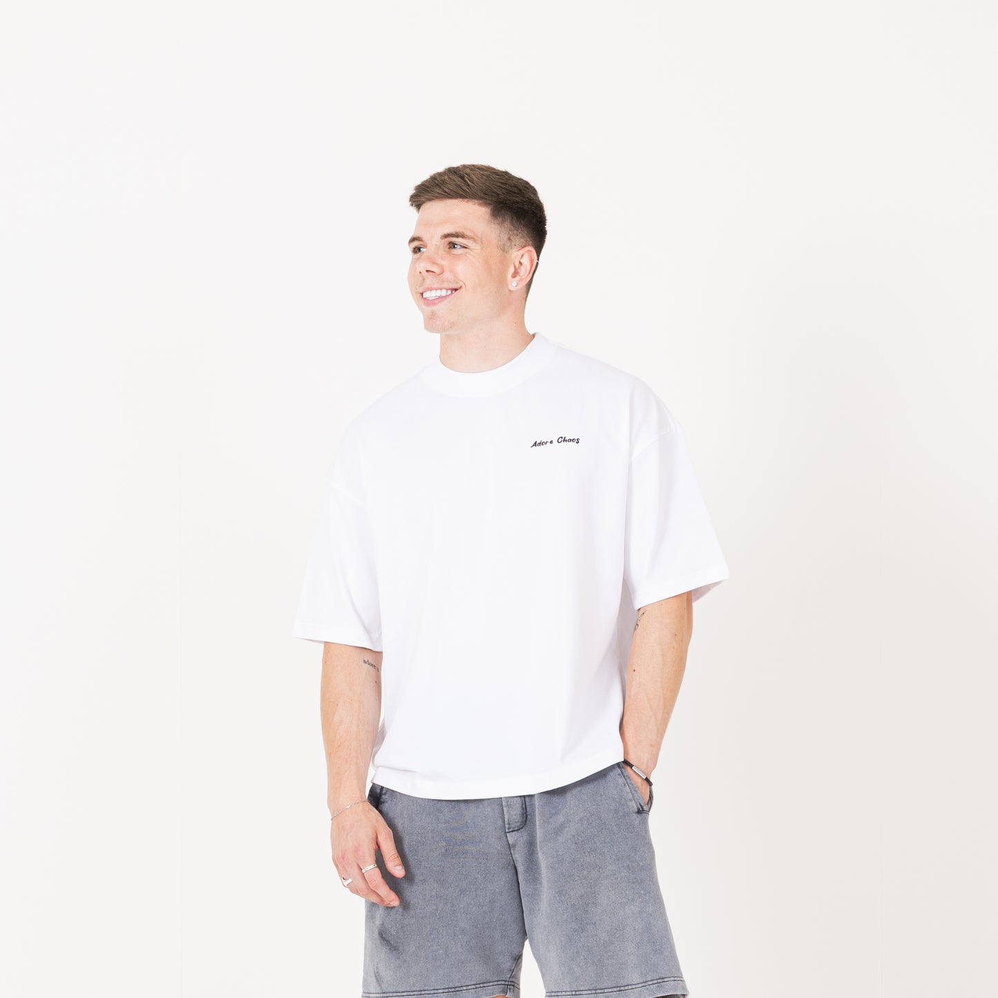 Ice Cream T-Shirt - White / Blue