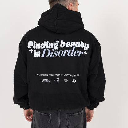 Finding Beauty In Disorder Hoodie - Black
