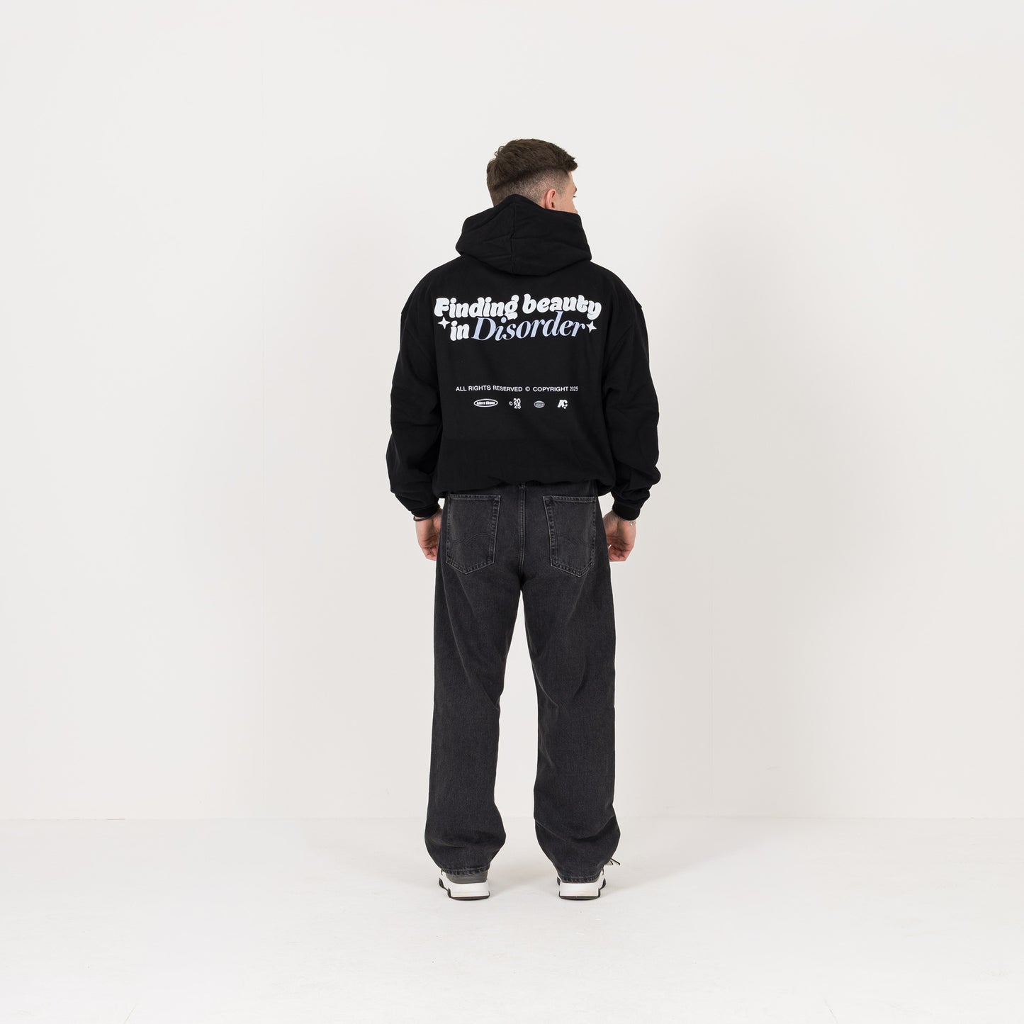 Finding Beauty In Disorder Hoodie - Black