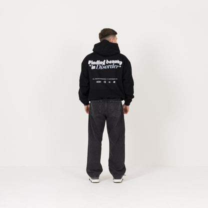 Finding Beauty In Disorder Hoodie - Black
