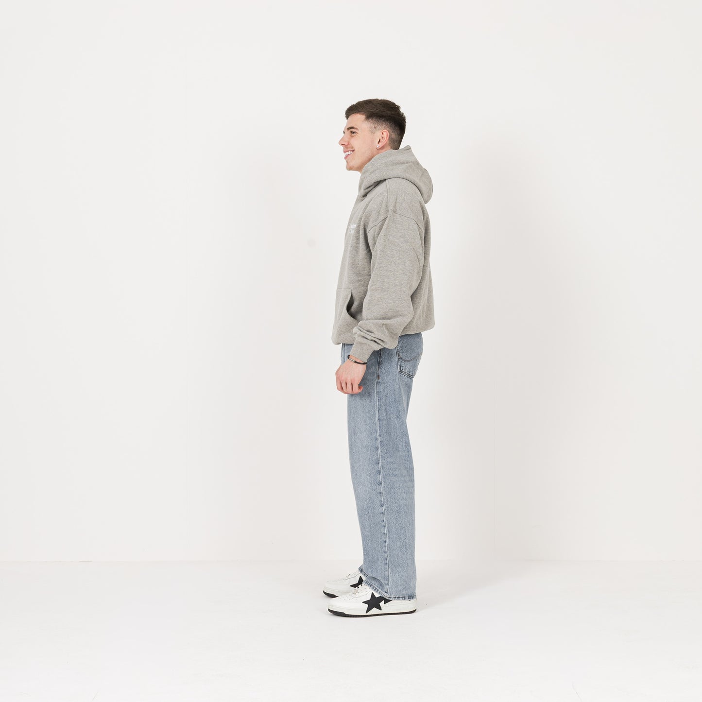 Finding Beauty In Disorder Hoodie - Marl Grey