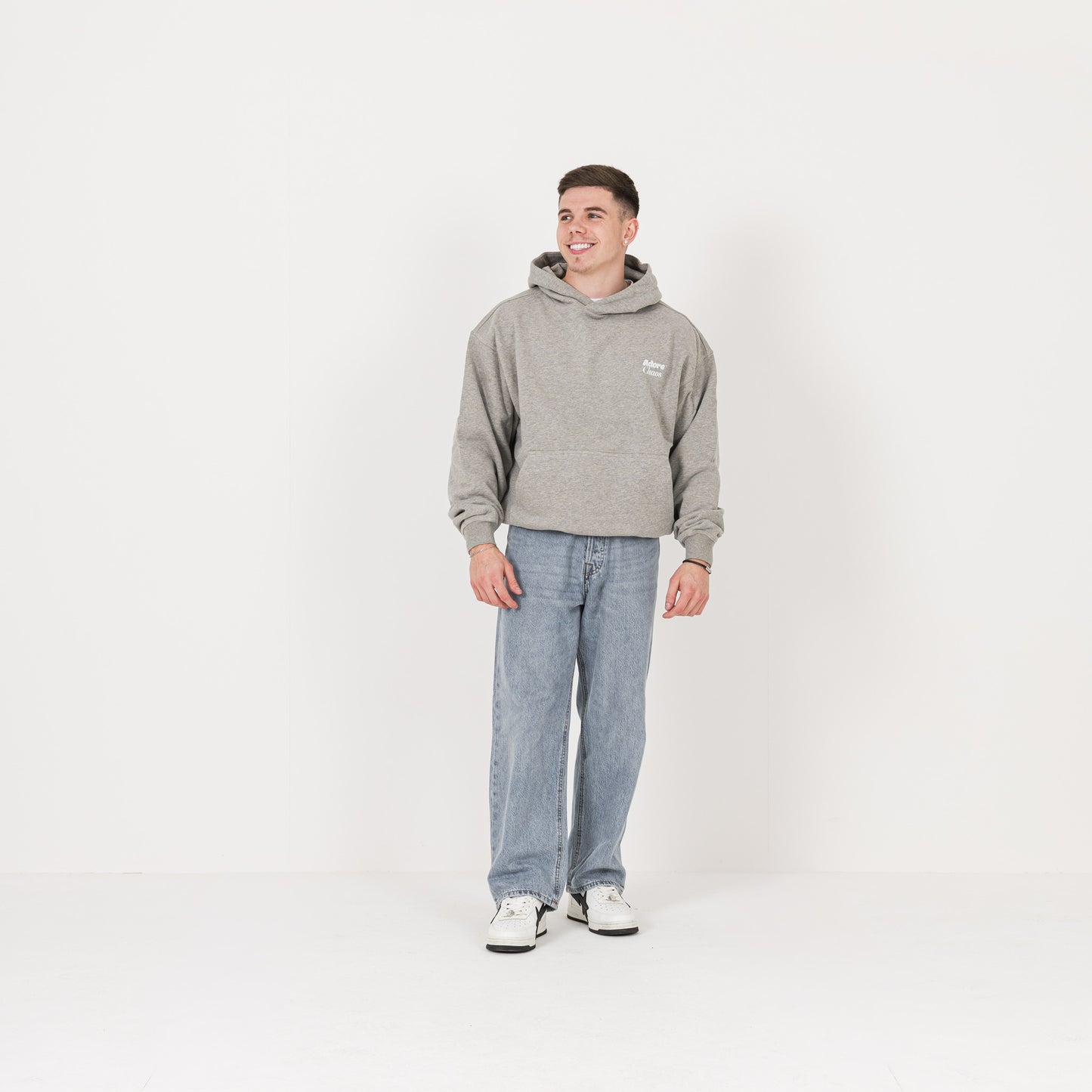 Finding Beauty In Disorder Hoodie - Marl Grey