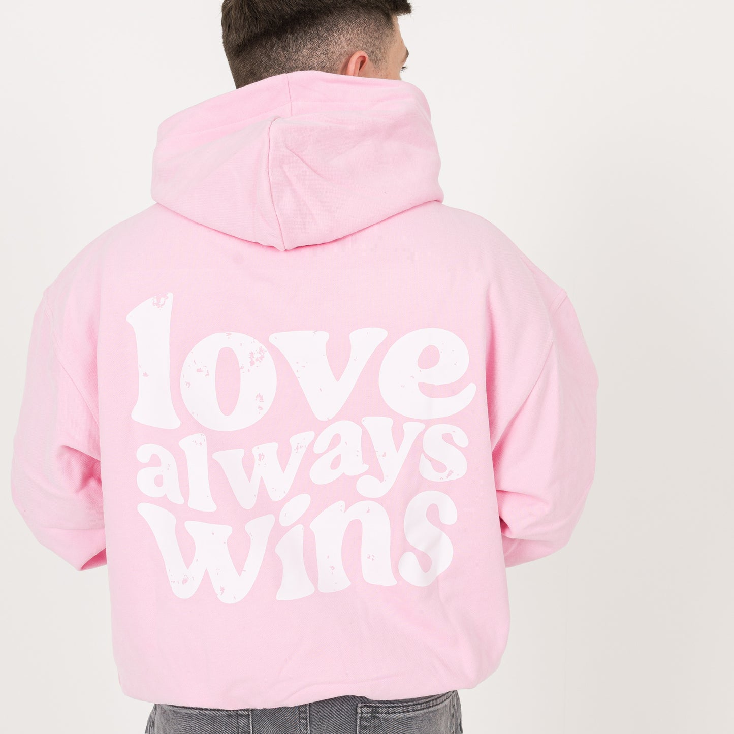 Love Always Wins Hoodie - Bubblegum Pink