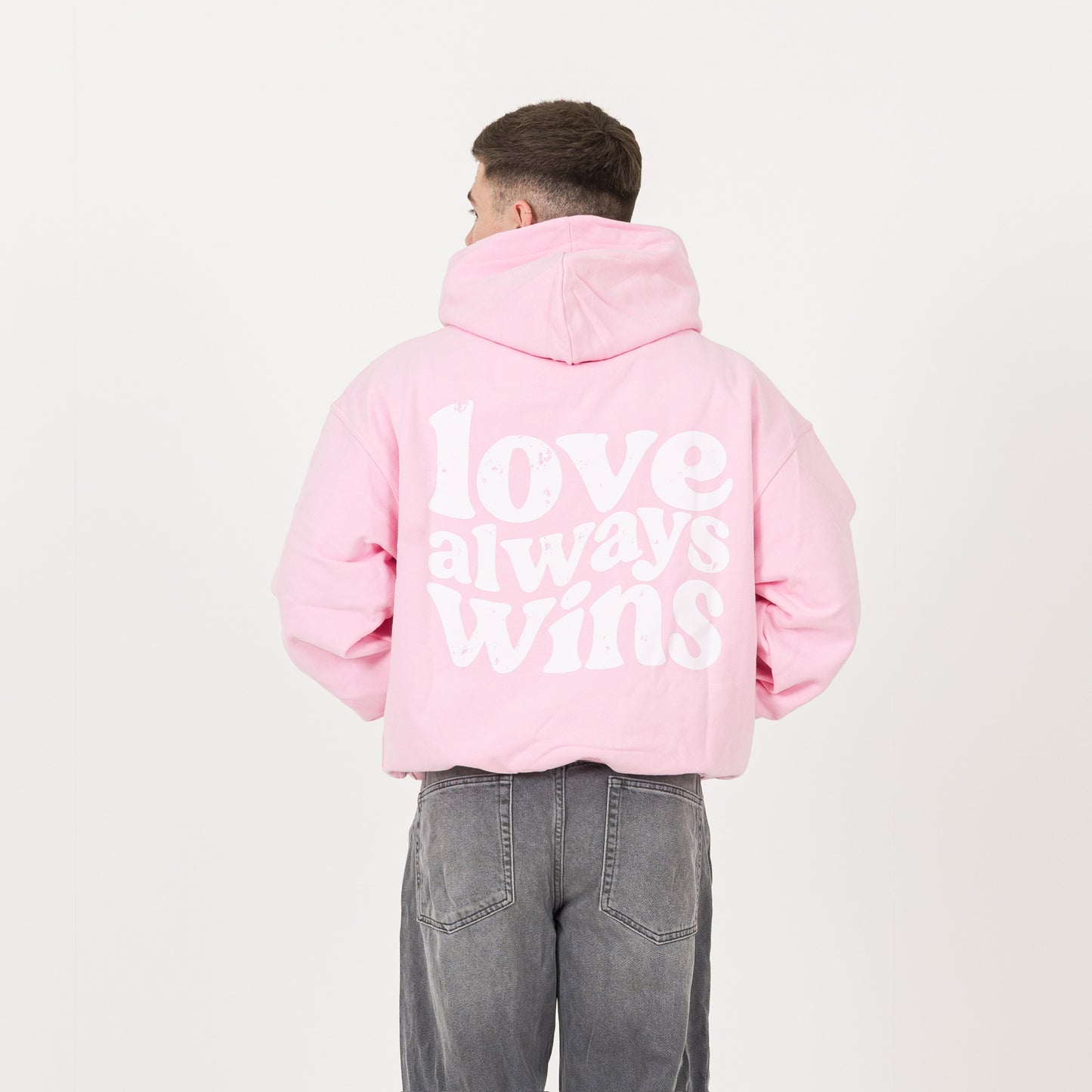 Love Always Wins Hoodie - Bubblegum Pink